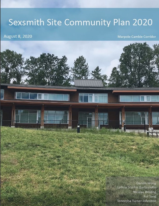 Sexsmith Site Community Plan Frontpage